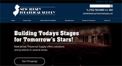 Desktop Screenshot of newjerseytheatricalsupply.com