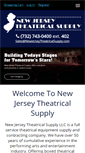 Mobile Screenshot of newjerseytheatricalsupply.com